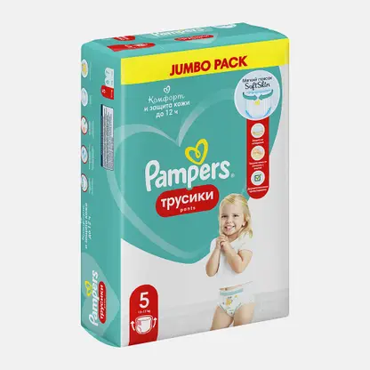 Трусики-подгузники Pampers Junior размер 5 12-17кг 42шт