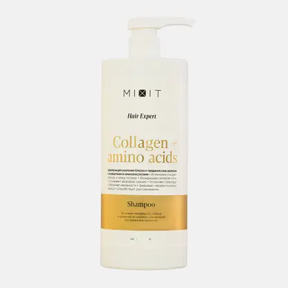 Шампунь для волос Mixit Collagen&AminoAcids питание 1л