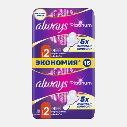 Прокладки Always Platinum Ultra Нормал 16шт