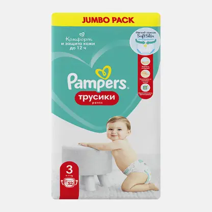 Трусики-подгузники Pampers Midi размер 3 6-11кг 52шт