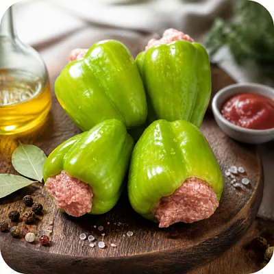 Перец фаршированный с мясом