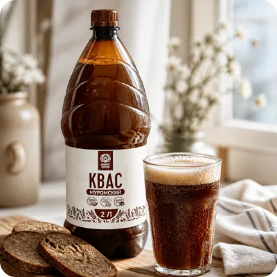 Квас живой, "Smart food", "Муромский", 2л
