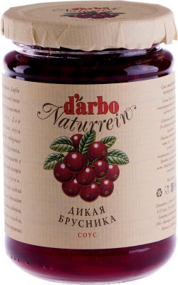 Соус Darbo Naturrein дикая брусника, 400мл