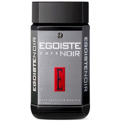 Кофе Egoiste Noir натуральный растворимый сублимированный, 100г