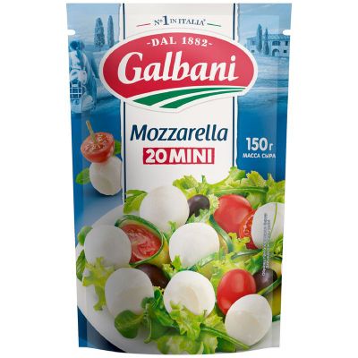 Сыр Galbani Моцарелла мини 45%, 150г