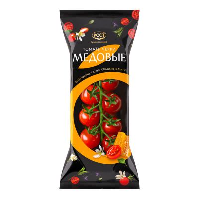 Томаты Медовые черри красные круглые, 200г