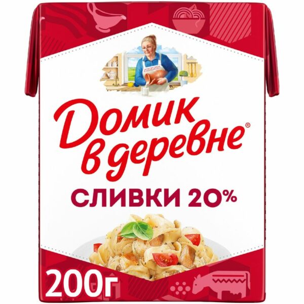 Сливки Домик в деревне 20%, 200г