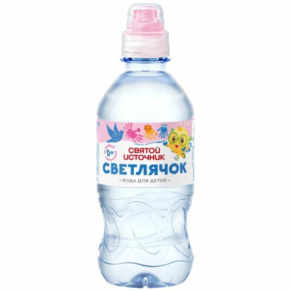 Вода Святой Источник Светлячок негазированная для детей, 330мл