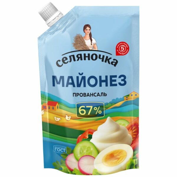 Майонез Селяночка Провансаль 67% 420мл