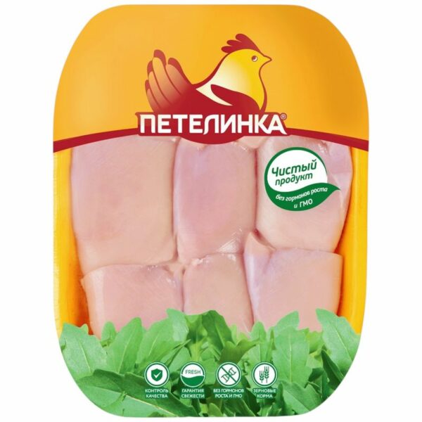 Мясо бедра цыплёнка Петелинка бескостное охлаждённое
