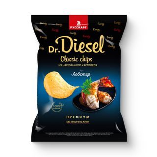 Чипсы Dr.Diesel со вкусом лобстера 120г