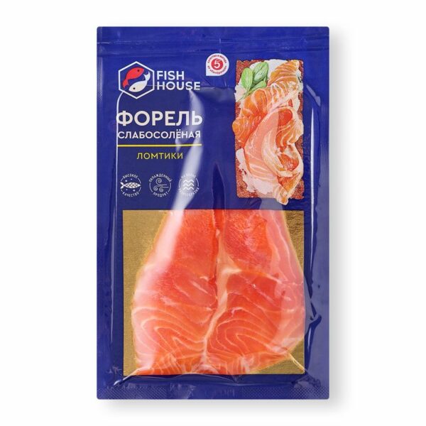 Форель Fish House радужная слабосоленая ломтики 100г