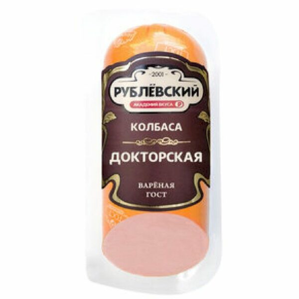 Колбаса Рублевский Докторская вареная 400г