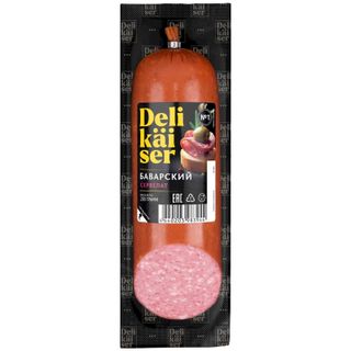 Колбаса Delikaiser Баварский сервелат варено-копченая 280г