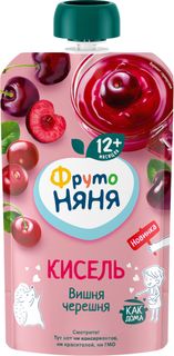 Кисель ФрутоНяня из вишни и черешни 130г