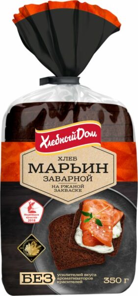 Хлеб Хлебный Дом Марьин заварной 350г