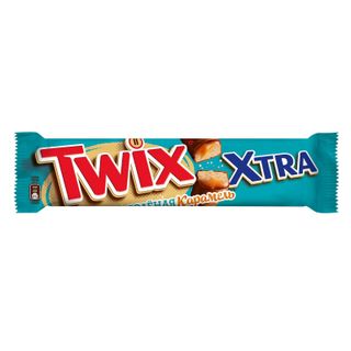 Печенье Twix Xtra Соленая карамель, покрытое молочным шоколадом 82г
