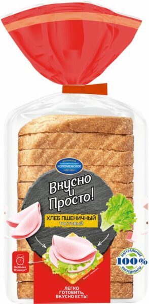 Хлеб Коломенское пшеничный тостовый 320г