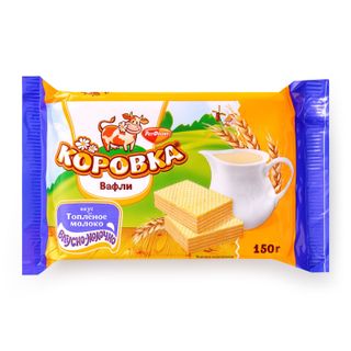 Вафли Коровка Топленое молоко 150г