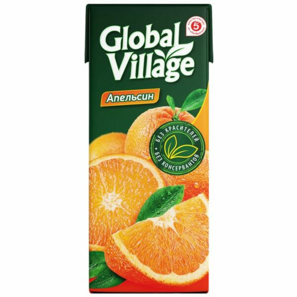 Нектар Global Village Апельсин 200мл