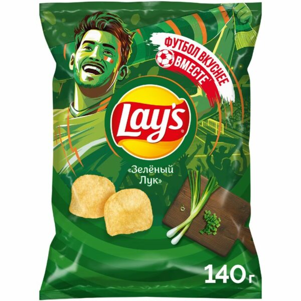 Чипсы картофельные Lay's Зеленый лук 140г