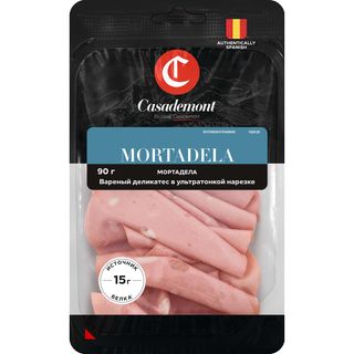Колбаса Casademont Mortadela вареная нарезка 90г