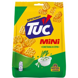 Крекер Tuc Мини соленый со вкусом сметаны и лука 110г