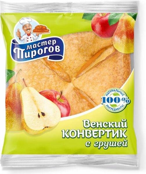 Конвертик Мастер Пироговъ Венский с грушей 70г