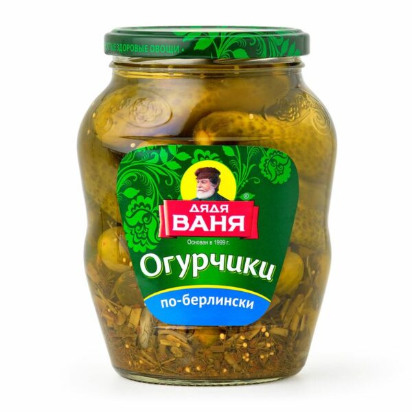 Огурцы Дядя Ваня По-Берлински маринованные 680г