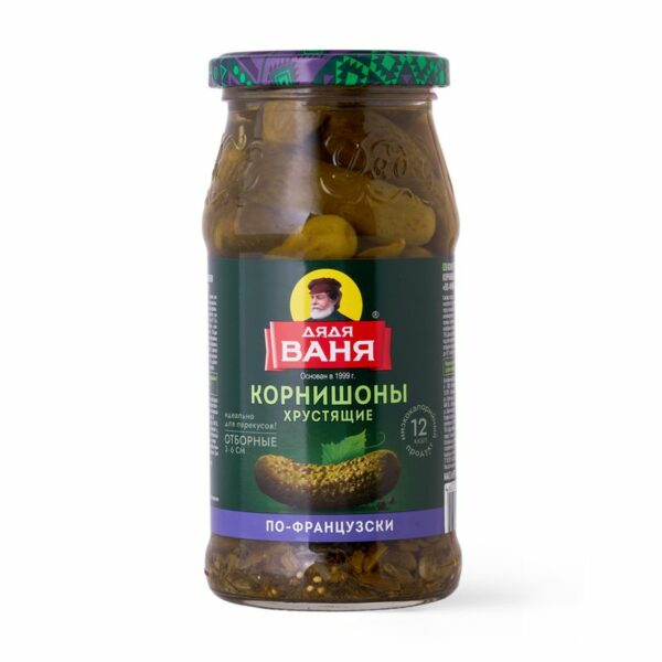 Корнишоны Дядя Ваня по-французски 460г