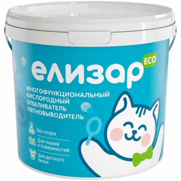 Отбеливатель-пятновыводитель Елизар Кислородный 1кг