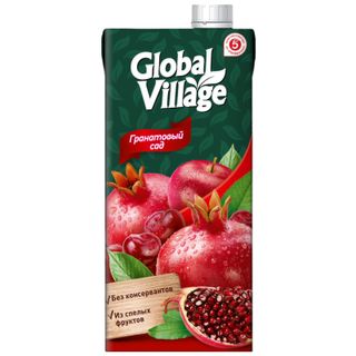 Напиток Global Village Гранатовый сад сокосодержащий 1.93л