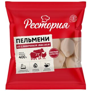 Пельмени Рестория Со сливочным маслом 400г