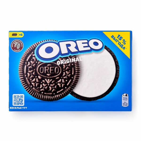 Печенье Oreo с какао и ванильной начинкой 228г