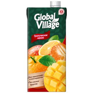 Напиток Global Village Тропическое манго сокосодержащий 1.93л