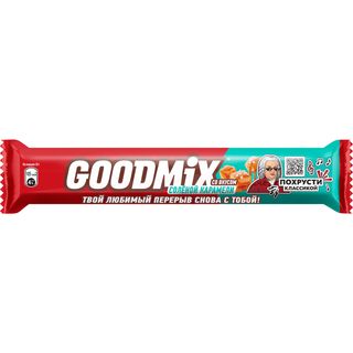 Шоколад Goodmix молочный с начинкой со вкусом солёной карамели с хрустящей вафлей 40г