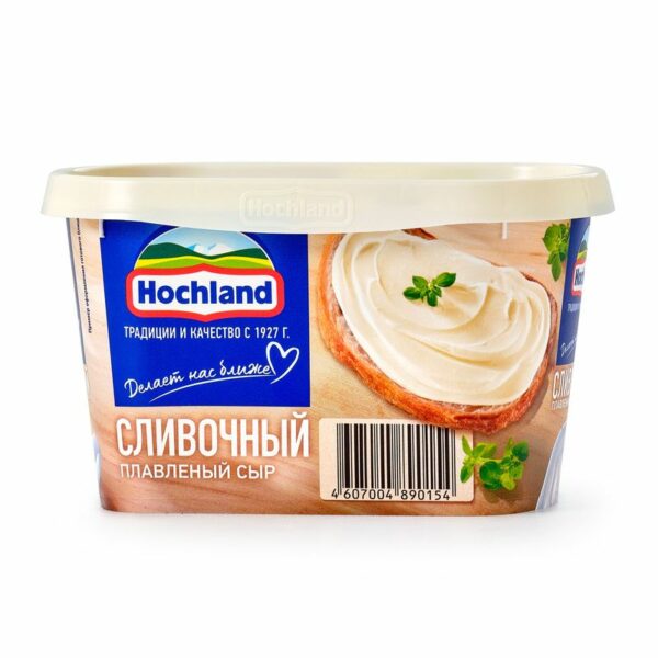 Сыр Hochland Сливочный плавленый 55% БЗМЖ 400г