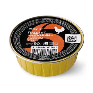 Паштет Выручай Нежный с мясом птицы 90г