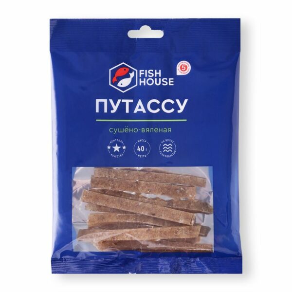 Путассу Fish House сушено-вяленый 40г
