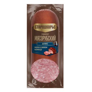 Сервелат Стародворье Мясорубский делюкс варено-копченый 300г