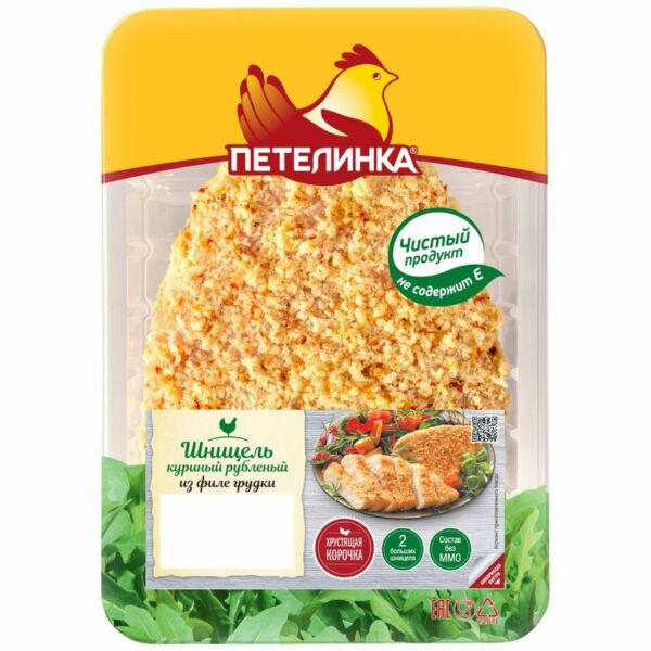 Шницель Петелинка куриный рубленый 300г