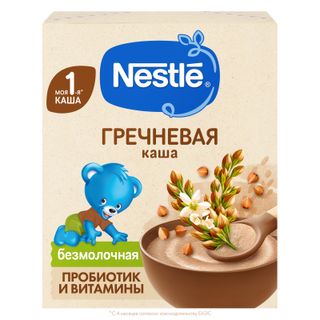 Каша безмолочная Nestle гречневая с 4 мес., 200г