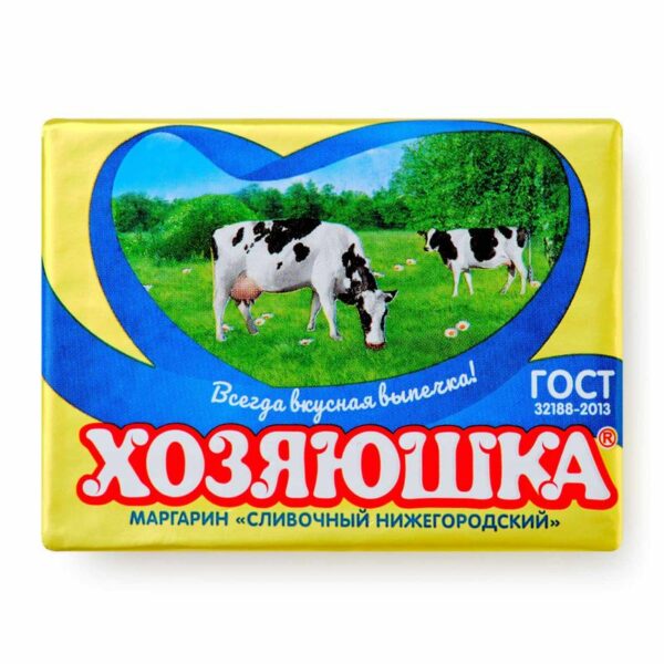 Маргарин Хозяюшка Нижегородский сливочный 60% СЗМЖ 200г