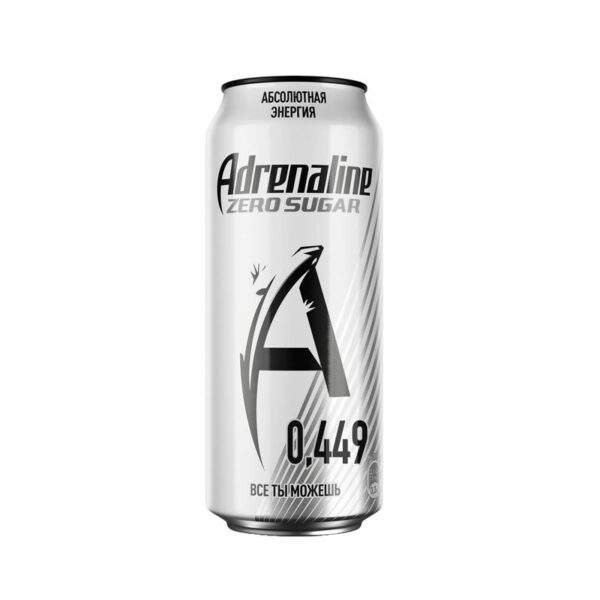Напиток энергетический Adrenaline Rush без сахара 0.449л