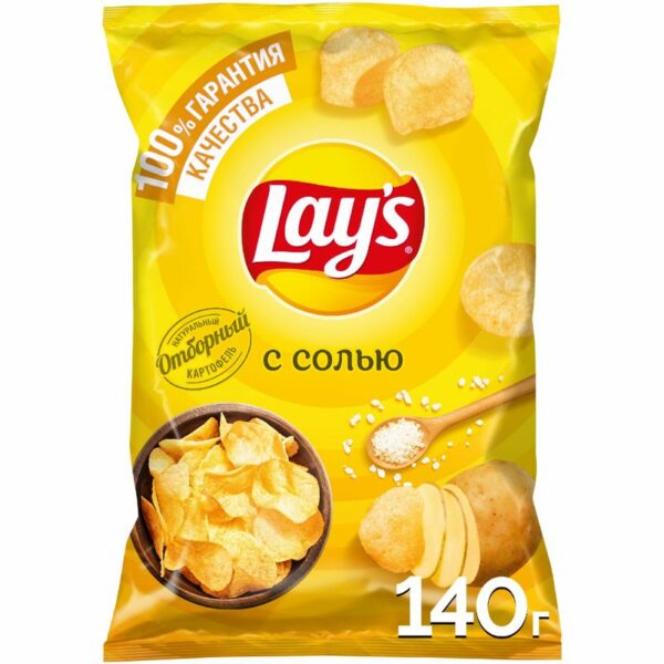 Чипсы картофельные Lay's с солью 140г