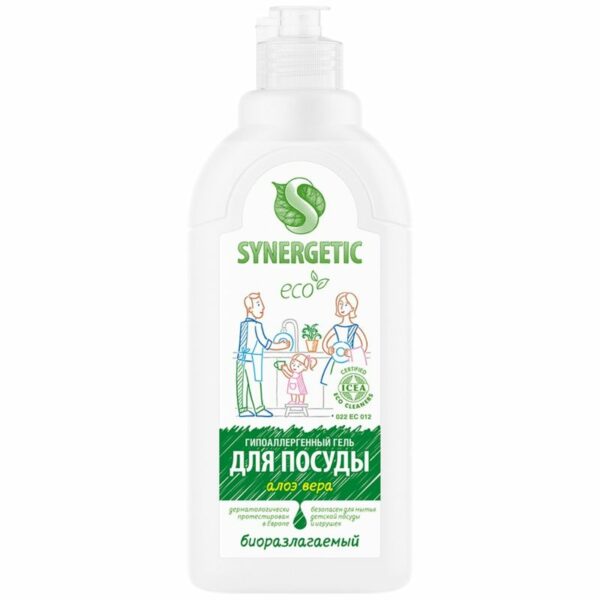 Средство для мытья посуды Synergetic Алоэ 500мл