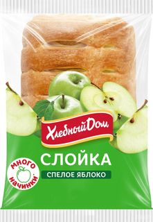 Слойка Хлебный Дом Спелое яблоко 55г