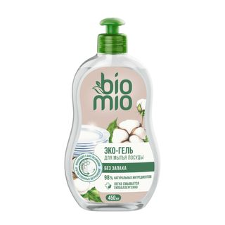 Средство для мытья посуды BioMio Bio-Care с экстрактом хлопка и ионами серебра, 450мл