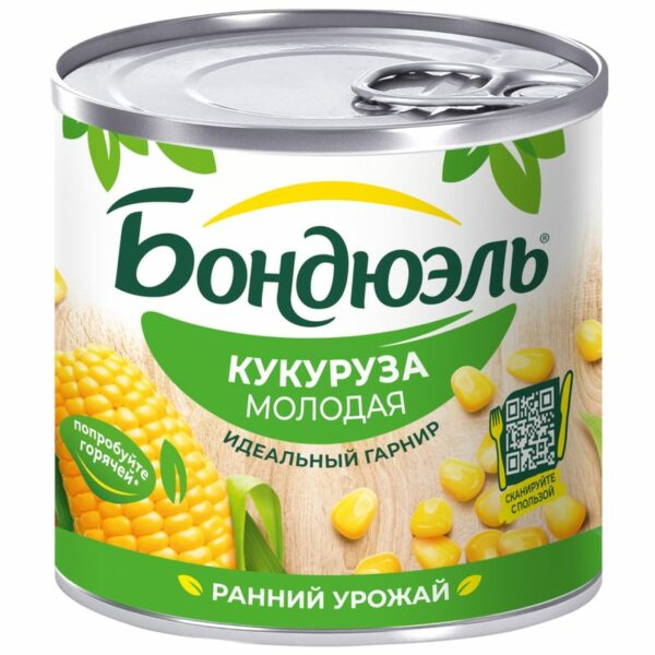 Кукуруза консервированная Бондюэль молодая 170г