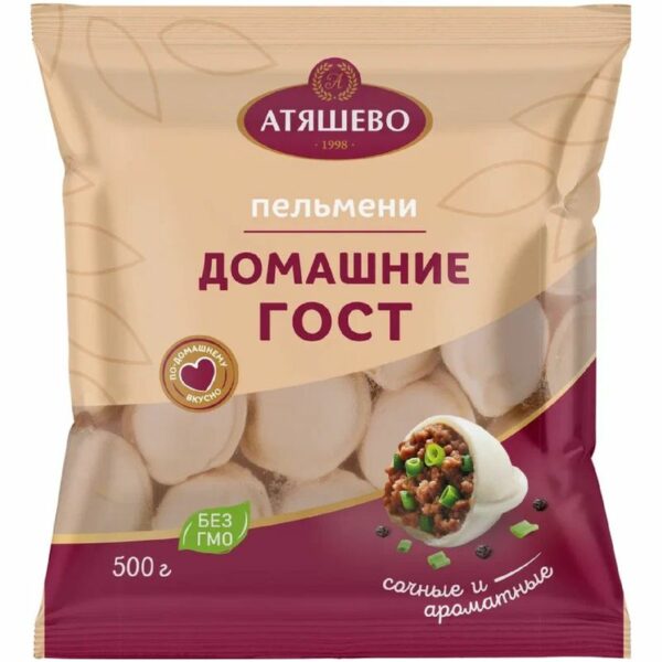 Пельмени Атяшево Домашние 500г